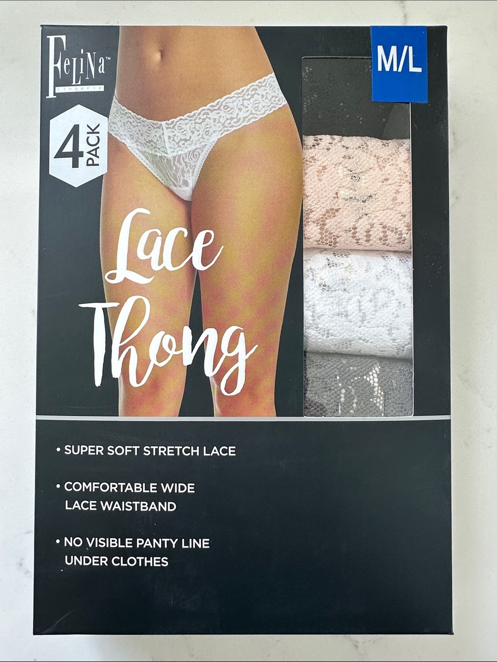 FELINA Lace Thongs Medium/Large